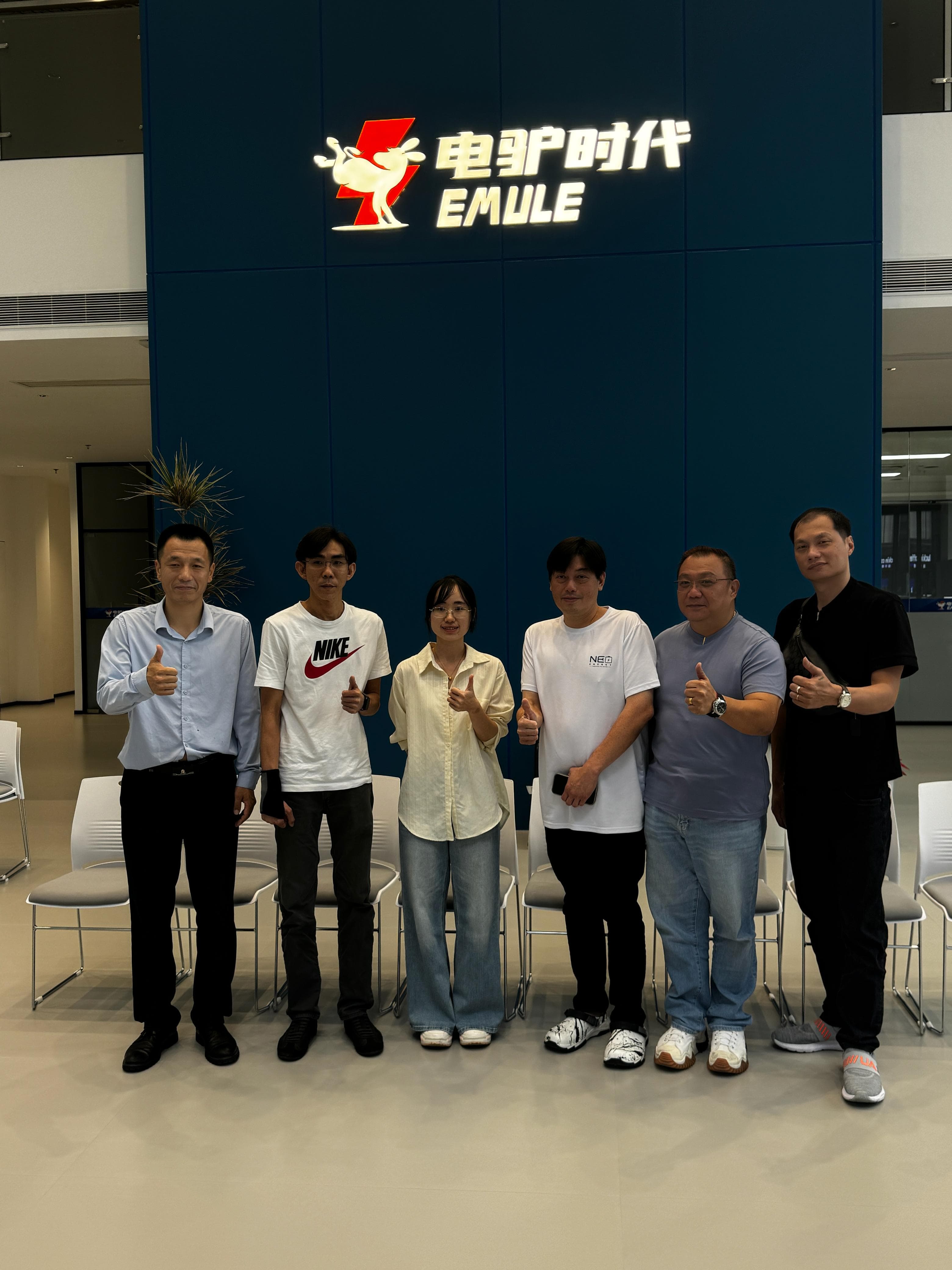 NEO ENERGY team at the CALB power battery technical training venue